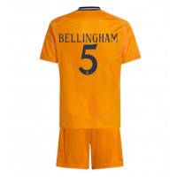 Maglia Calcio Real Madrid Jude Bellingham #5 Seconda Divisa Bambino 2024-25 Manica Corta (+ pantaloncini)